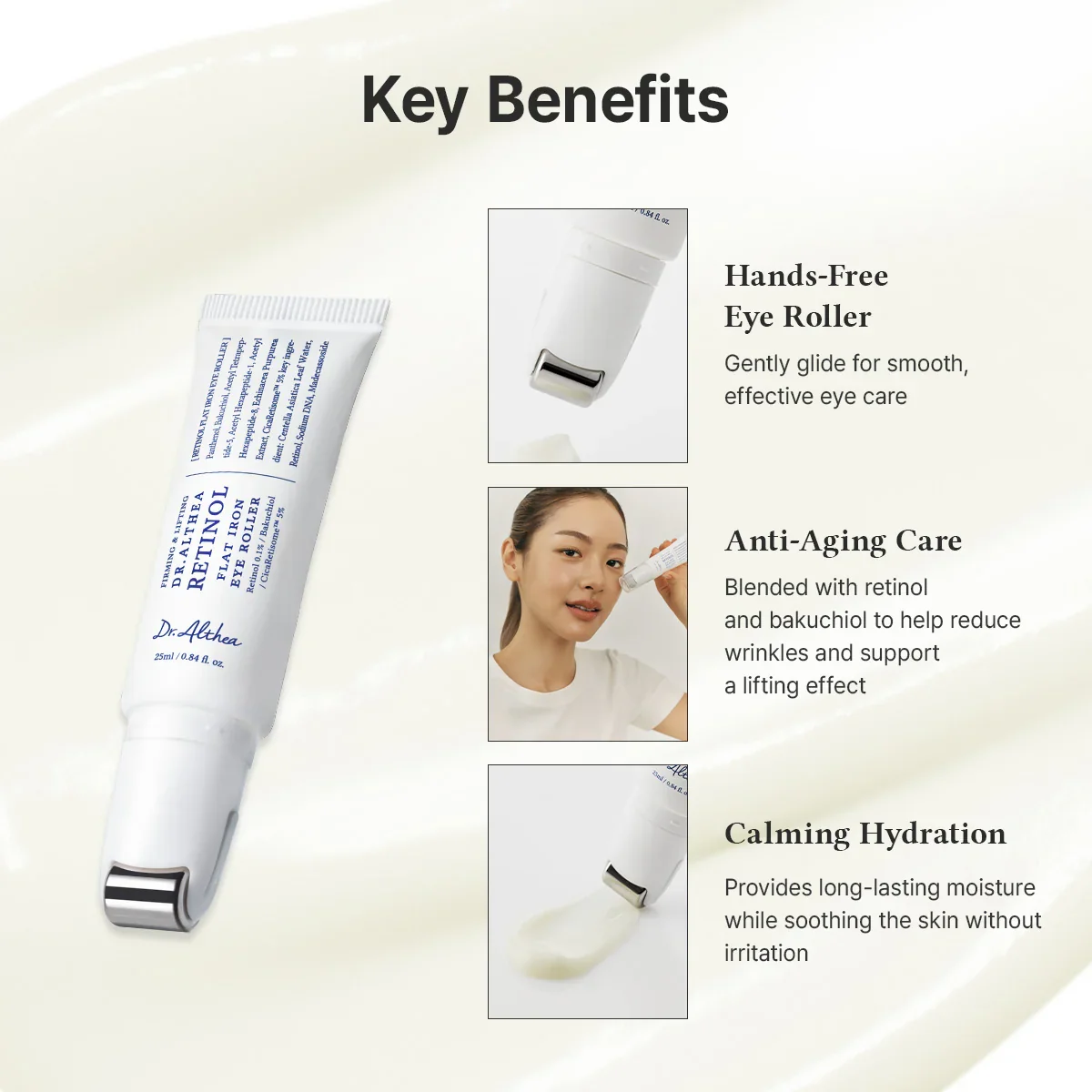 Dr. Althea Retinol Flat Iron Eye Roller 25ml