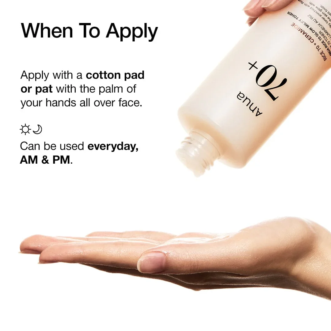 Anua Rice 70 Glow Milky Toner 150ml